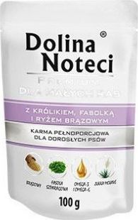 Dolina Noteci Premium z Królikiem Fasolką i Ryżem Brązowym Małe Rasy 100 g