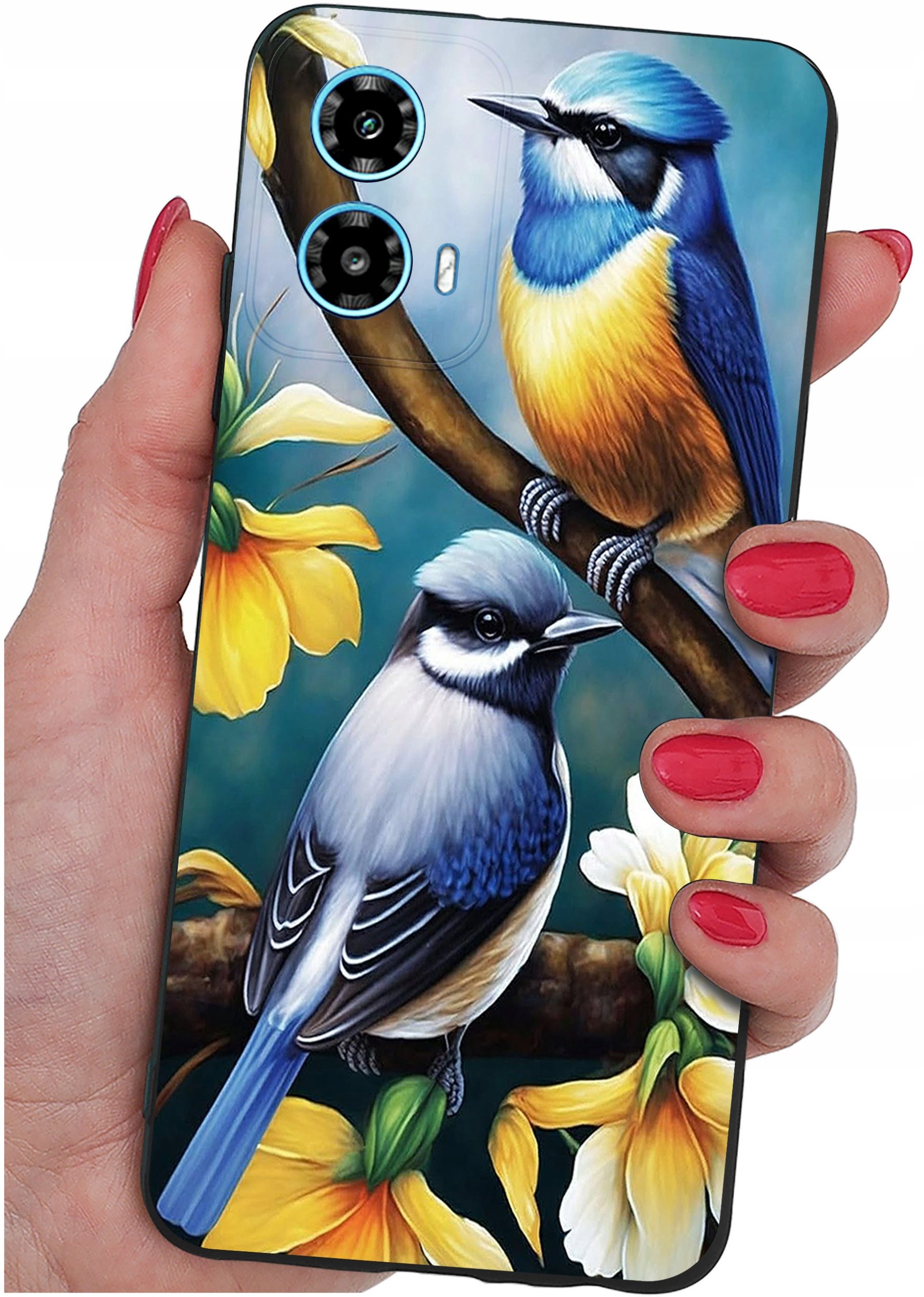 ETUI do Motorola Moto G34 5G WZORY |SILIKONOWE MATT CASE + SZKŁO 9H