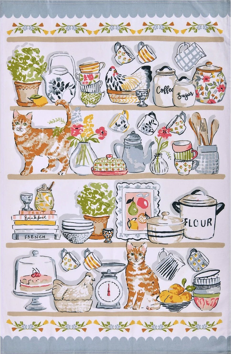 Ściereczka kuchenna 48x74 cm Pantry Cats 022PYCT