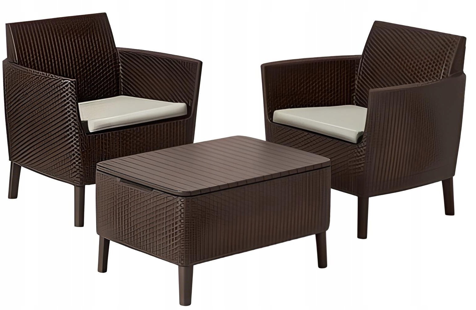 Garden furniture set Salemo Balcony Set brown 8711245158655