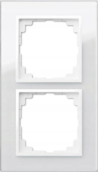 Elektro-Plast Vestra Ramka podwójna szkło IP20 biały 3872-62