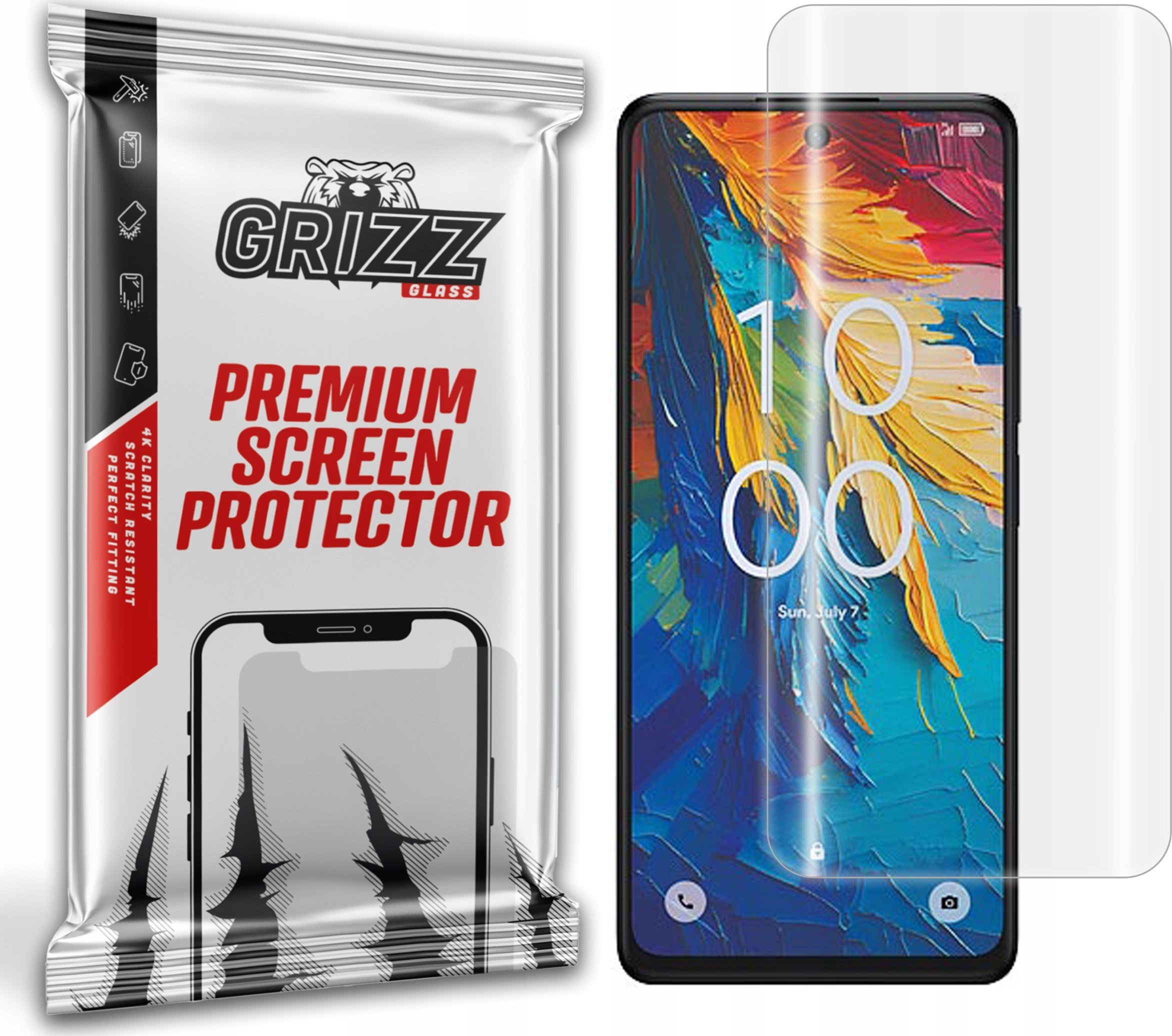 GrizzGlass Folia hydrożelowa GrizzGlass Hydrofilm do TCL 50 XL NXTPAPER