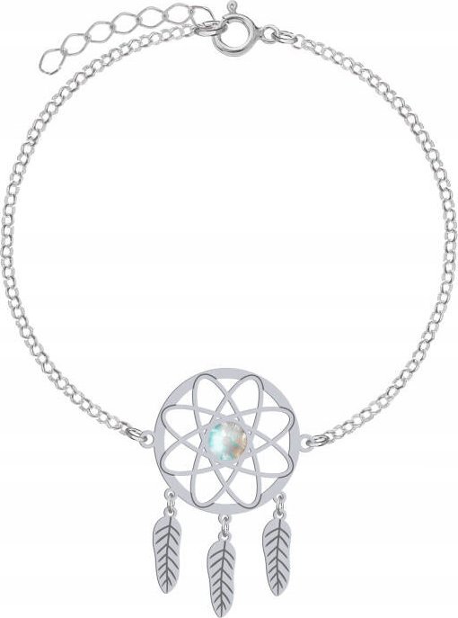 Radziszewska Jewellery Bransoletka Srebrna Łapacz Snów 925 Prezent Łańcuszek DEDYKACJA GRATIS