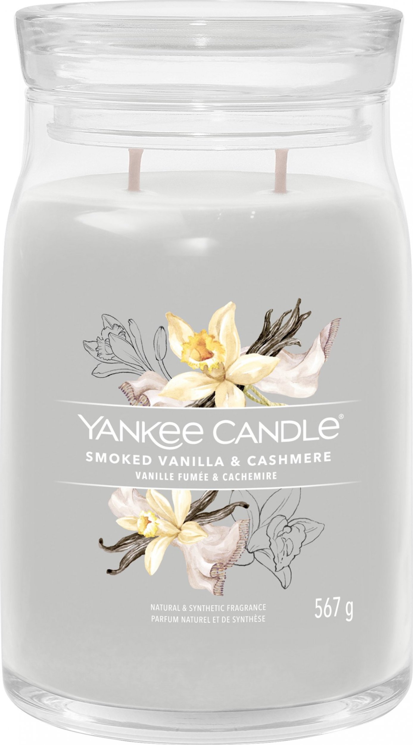 Yankee Candle Yankee Candle Signature Smoked Vanilla & Cashmere Świeca Duża 567g
