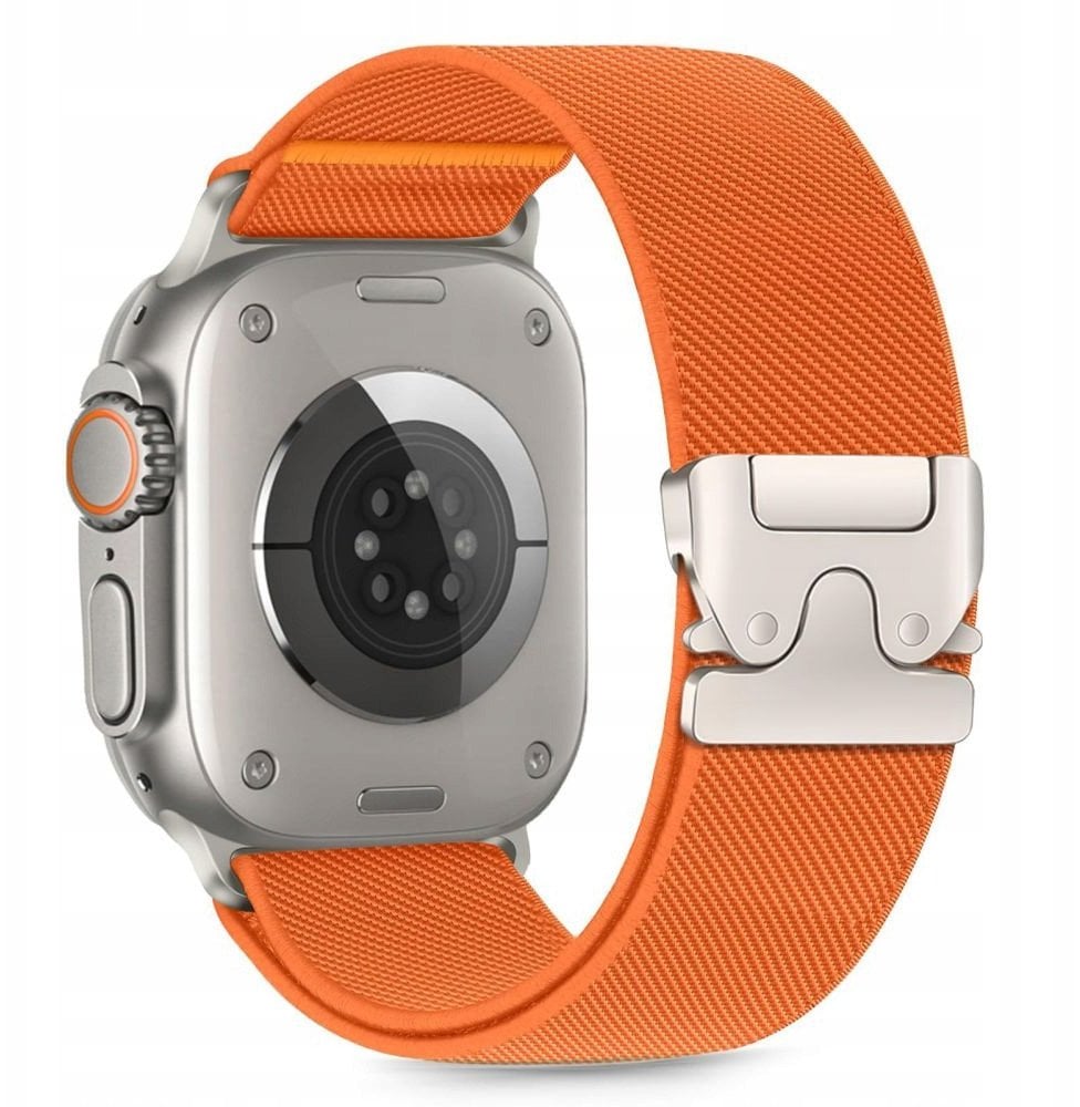 TECH-PROTECT NYLON CLASP APPLE WATCH 6 / 7 / 8 / 9 / 10 / SE / ULTRA 1 / 2 (44 / 45 / 46 / 49 MM) ORANGE