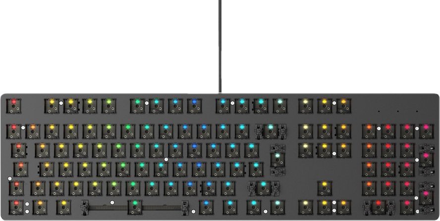 Klawiatura Glorious PC Gaming Race Glorious GMMK Full-Size Tastatur - Barebone, ISO-Layout
