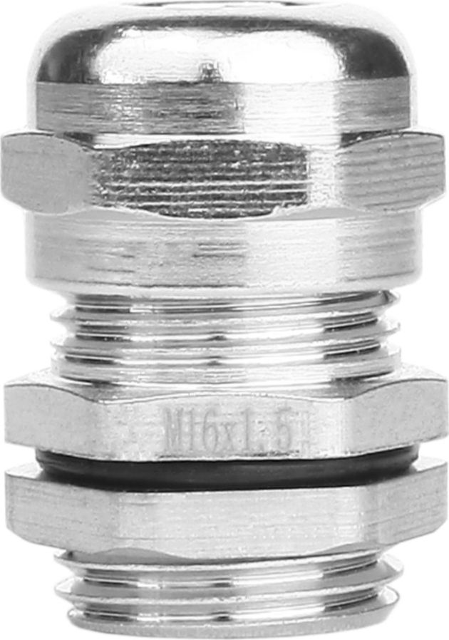 Degson M16 Dławnica dławik metryczny 4-8mm IP68 mosiądz niklowany DGN 3176