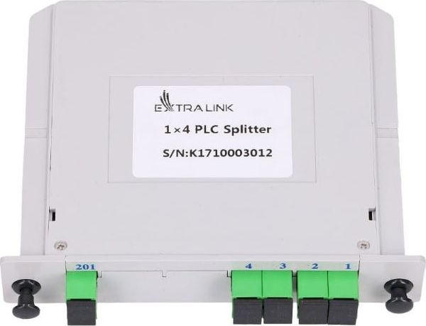 ExtraLink EXTRALINK 1:4 PLC SPLITTER SC/APC SLOT TYPE