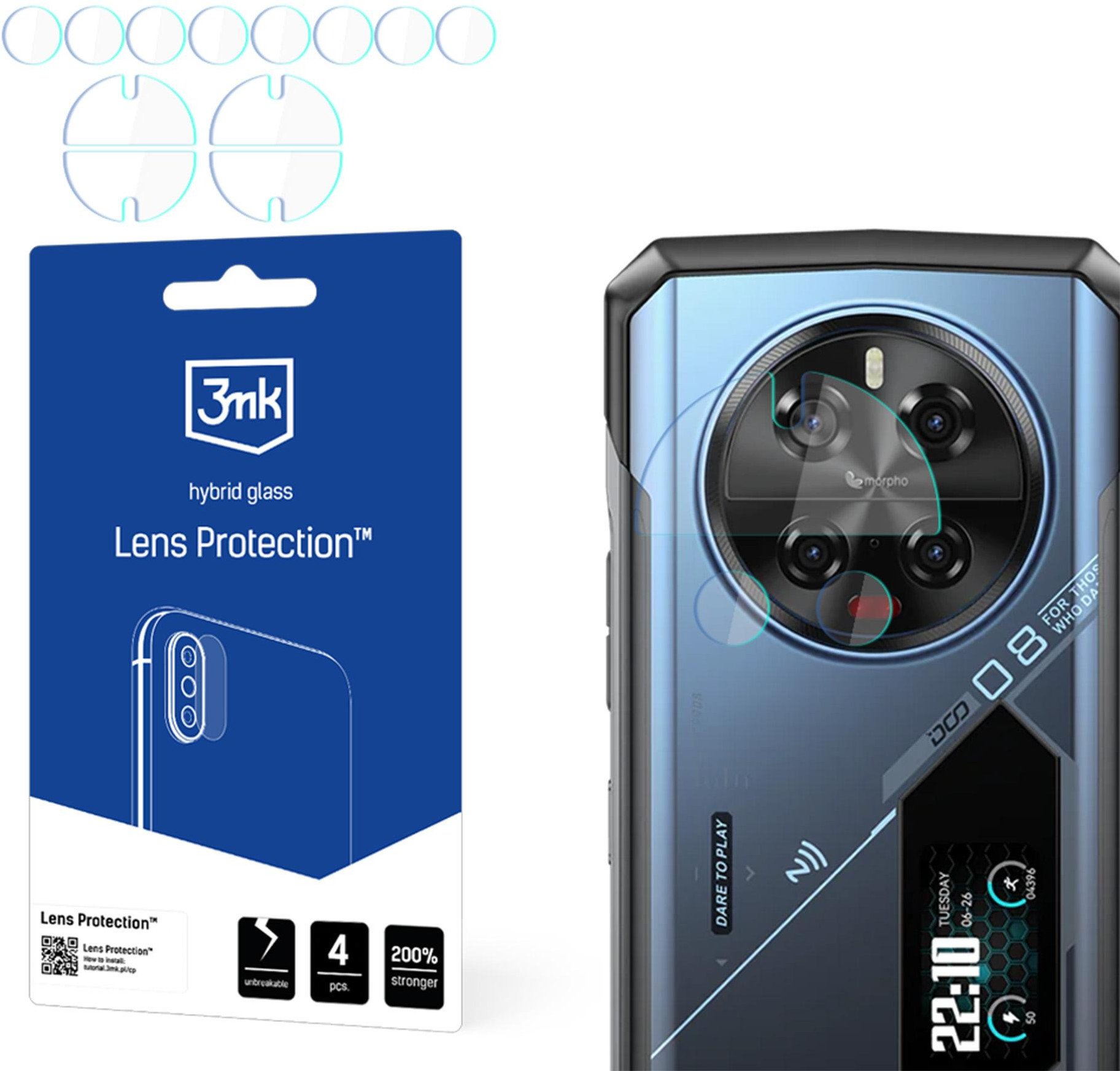 DOOGEE V40 PRO - 3MK LENS PROTECTION