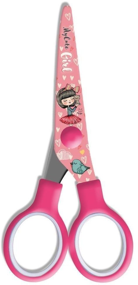 Nożyczki metalowe Laleczka 13,5cm