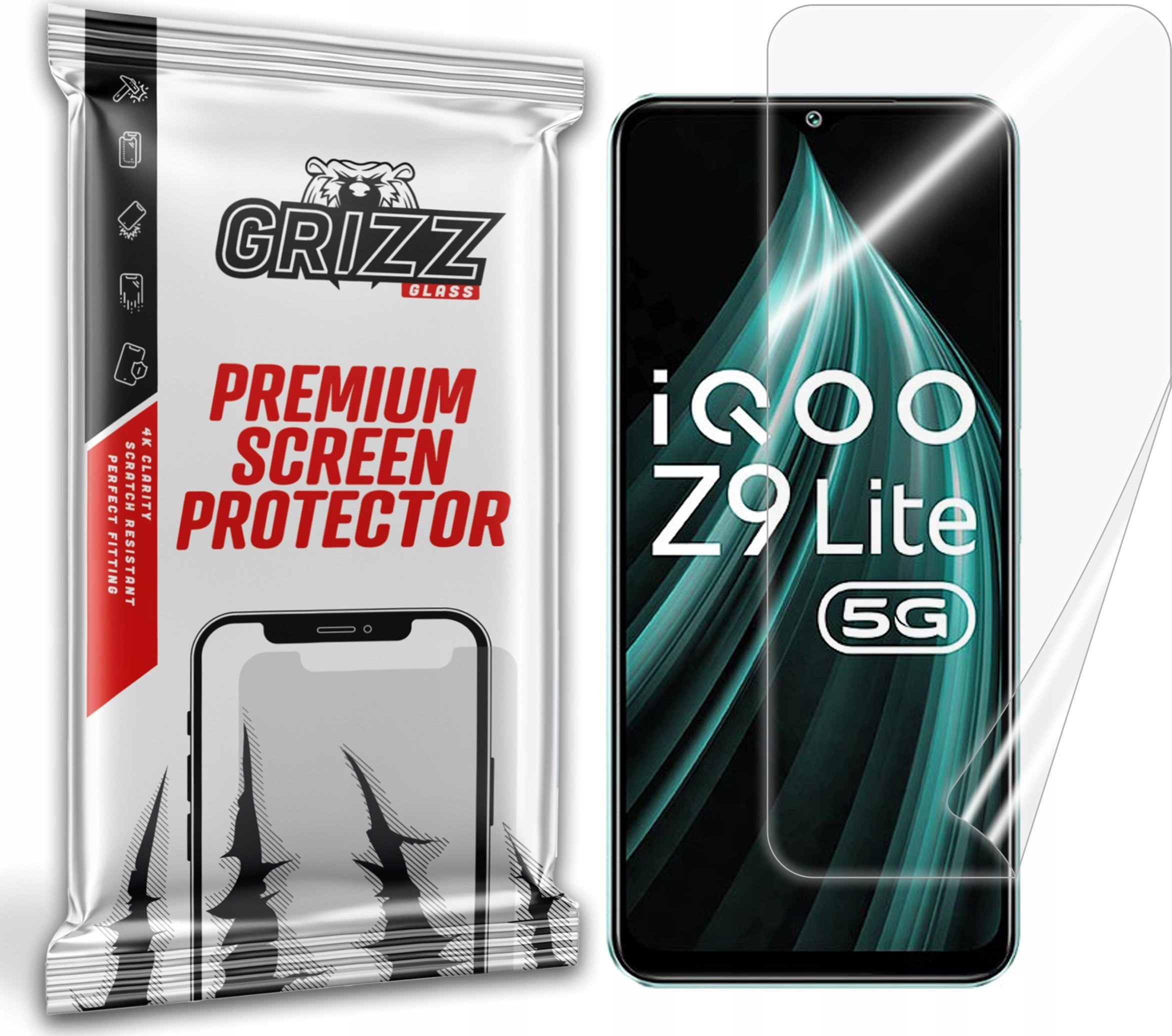 GrizzGlass Folia ceramiczna GrizzGlass CeramicFilm do Vivo iQOO Z9 Lite