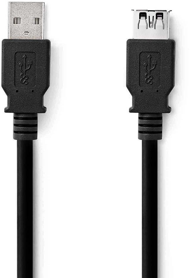 Nedis CCGL61010BK10 kabel USB USB 3.2 Gen 1 (3.1 Gen 1) 1 m USB A Czarny