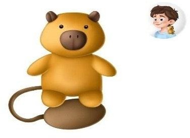 MFP paper Maskotka na magnes Capybara