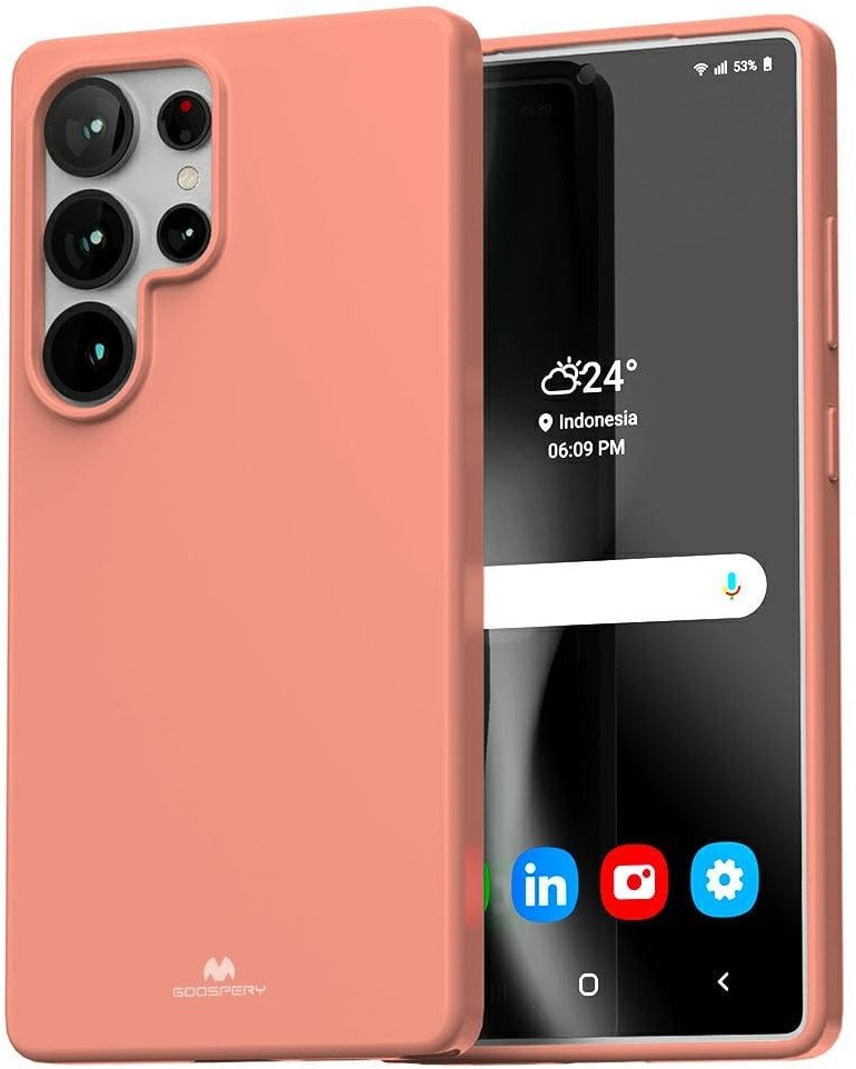 Mercury Soft Sam S25 Ultra S938 różowy/pink