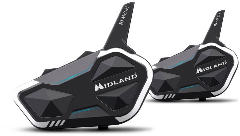 Interkom motocyklowy Midland R1 MESH TWIN na 2 kaski