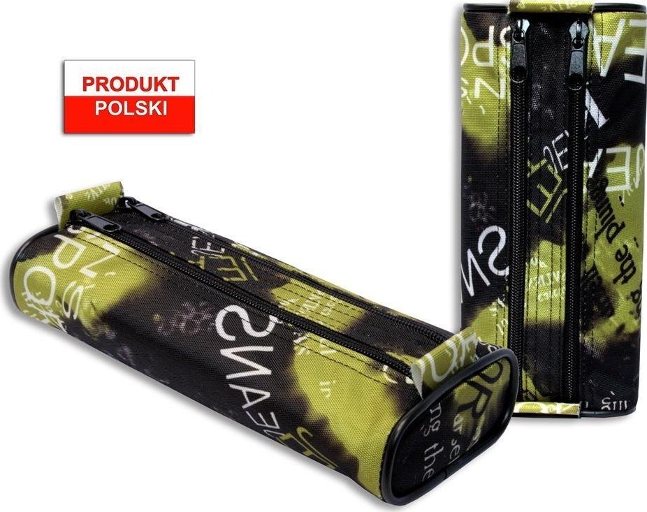 Piórnik Warta Piórnik szkolny WAR-1270 owal czarno zielony WARTA