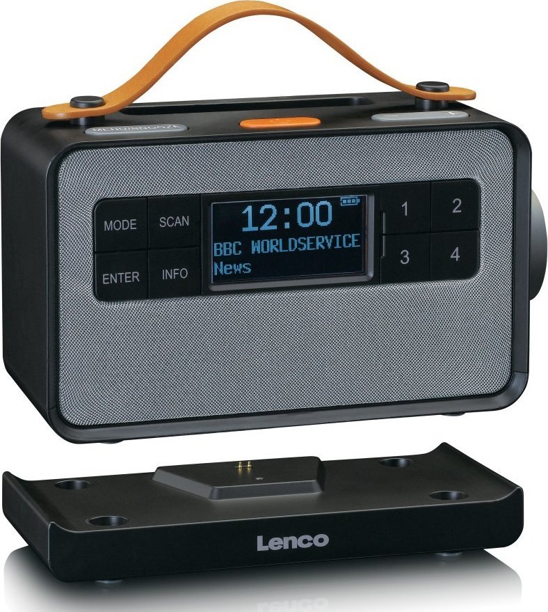 Radio Lenco Lenco PDR-065BK Tragbares DAB+/FM-Radio (Schwarz)