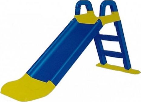 ZJEŻDŻALNIA OGRODOWA 140 CM NIEBIESKO-ŻÓŁTA