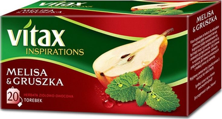 Vitax HERBATA VITAX INSPIRATIONS MELISA&GRUSZKA 20 TOREBEK 6691362