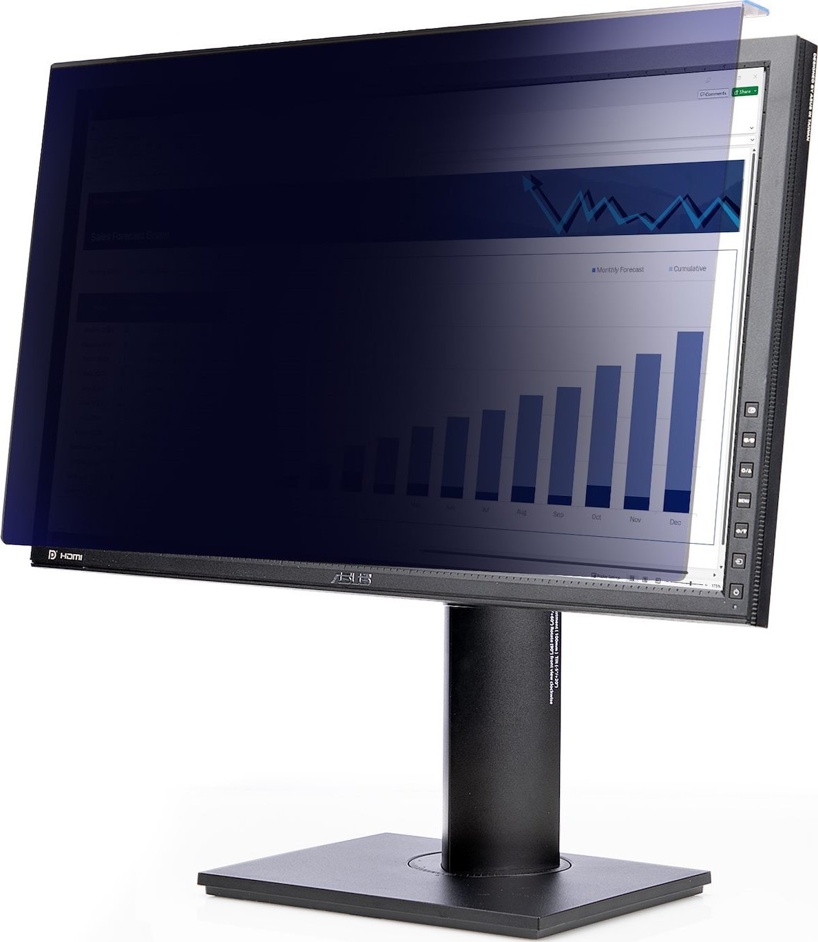 Filtr StarTech StarTech 2461A-PRIVACY-SCREEN filtr do ekranu 61 cm (24") Monitor Bezramkowy filtr prywatności na wyswietlacz