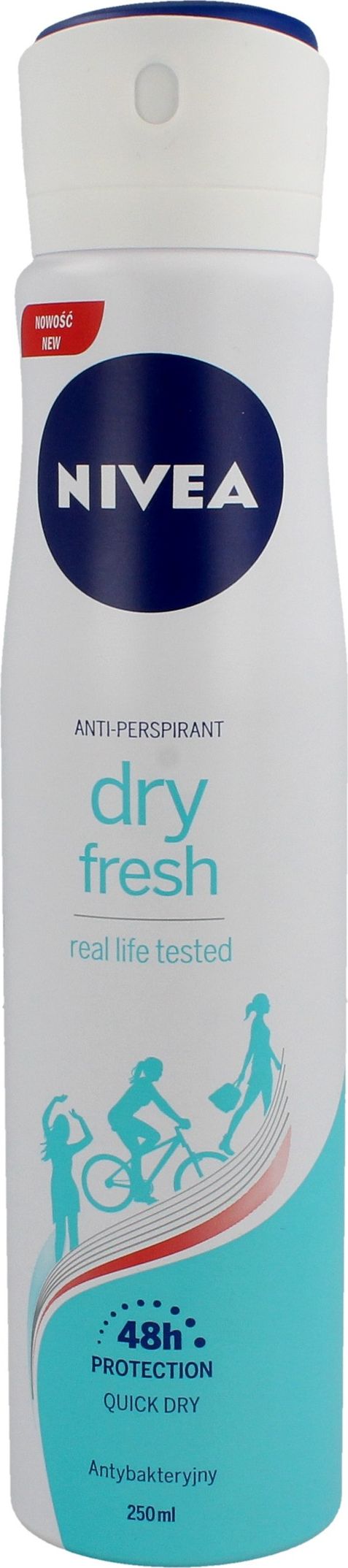 Nivea Dezodorant DRY FRESH spray damski 250ml