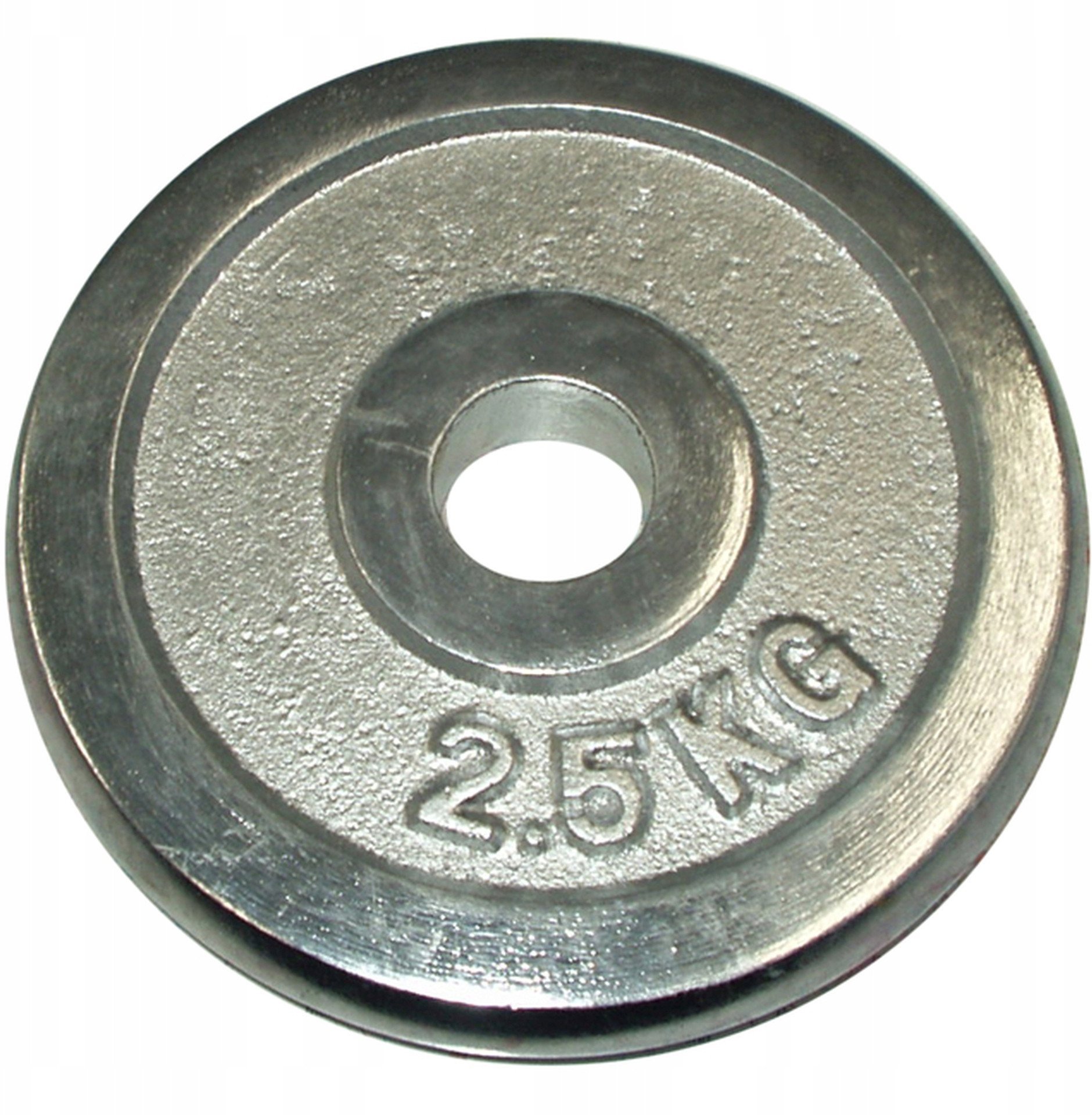 Obciążenie Talerz Chromowany do Gryfów Ćwiczeń KUBISPORT 2,5kg 25mm