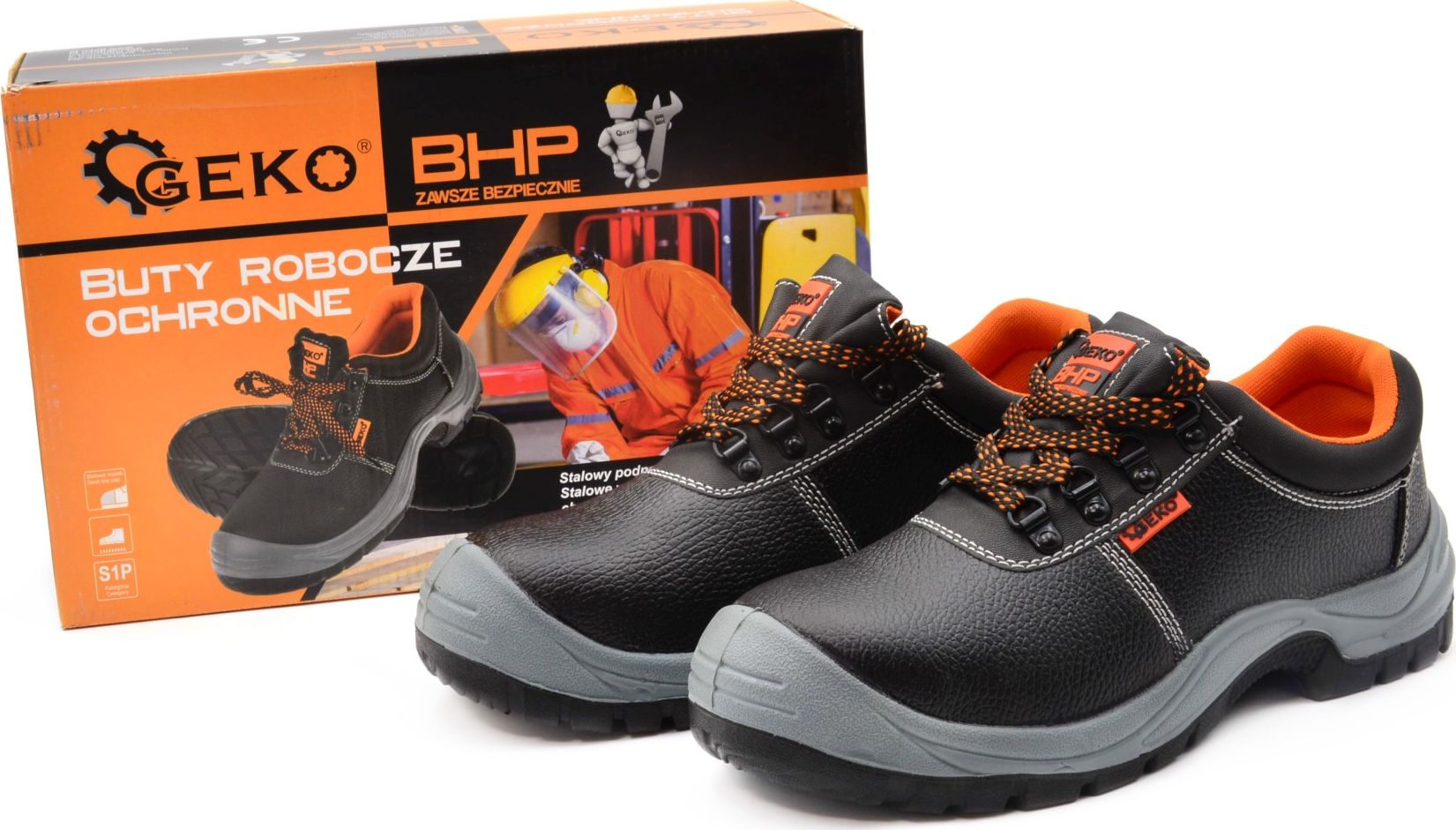 Geko Buty robocze ochronne model no.1 S1P - r. 39(10)
