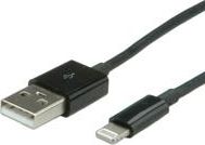 Kabel USB Value USB-A - 1 m Czarny (JAB-2198161)