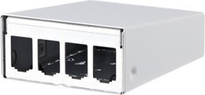 Triton Moduł METZ CONNECT obudowa natynkowa 4 porty czysta biel RAL9010