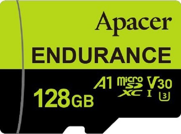Karta Apacer Endurance MicroSDXC 128 GB Class 10 UHS-I/U3 A1 V30 (AP128GEDM1D05-R)