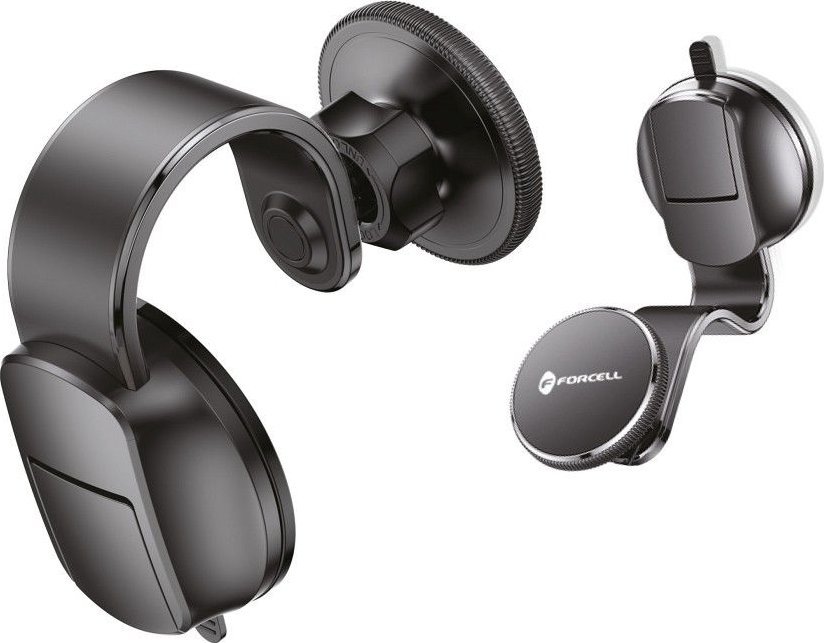 ForCell FORCELL F-Grip MagFlex uchwyt samochodowy do szyby/deski kompatybilny z MagSafe czarny