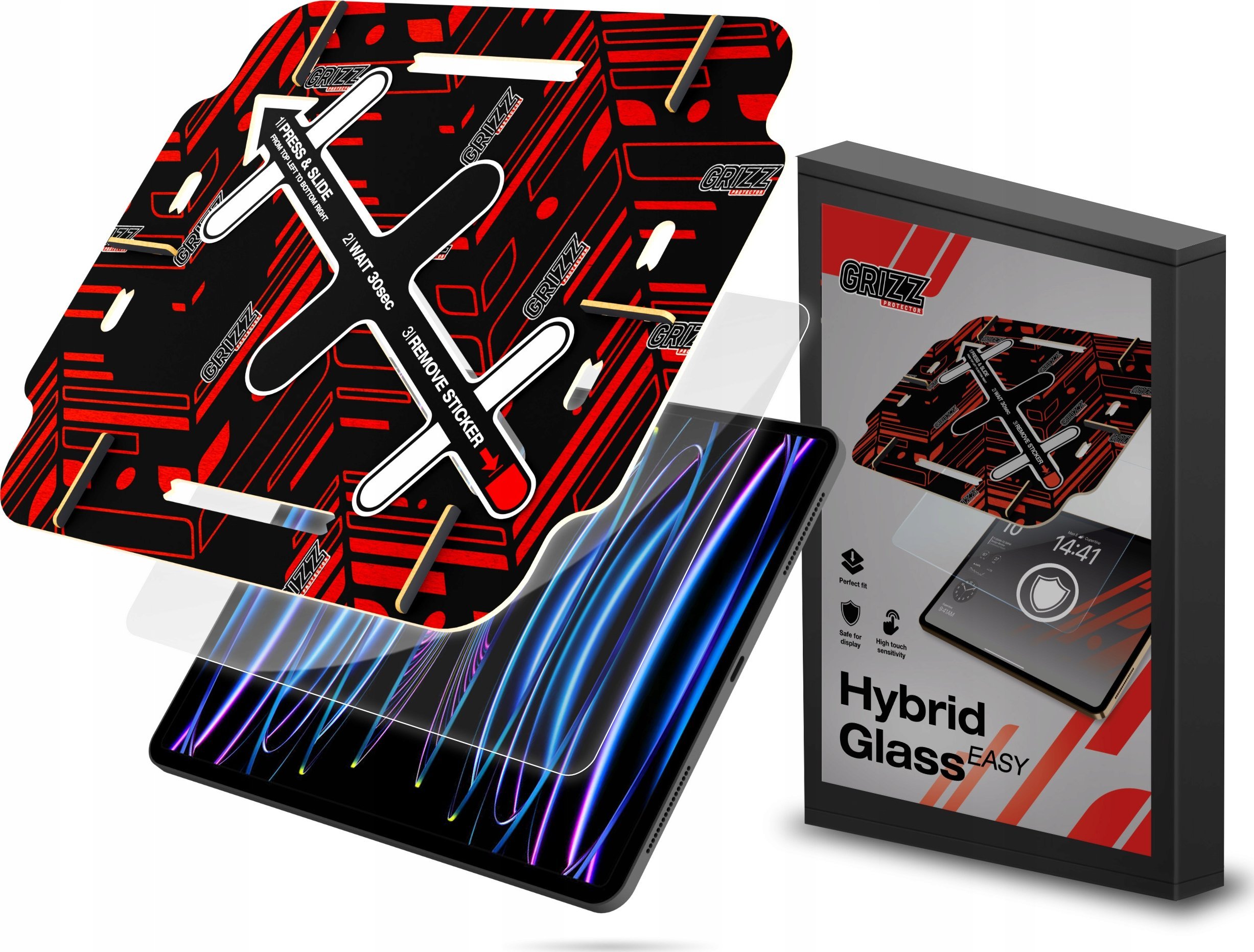GrizzGlass Szkło hybrydowe GrizzGlass HybridGlass Easy do Apple iPad Pro 6th 11"