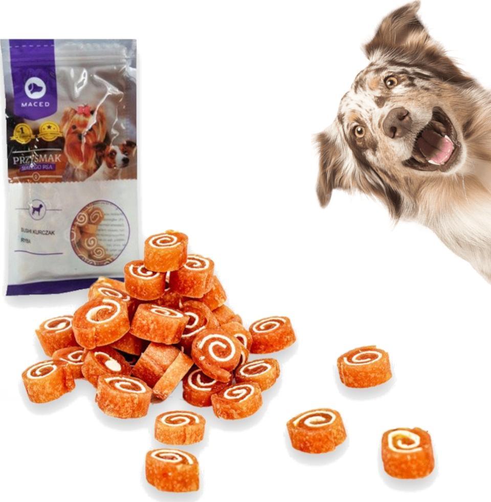 Maced MACED SUSHI KURCZAK I RYBA 60g PRZYSMAK DLA PSA