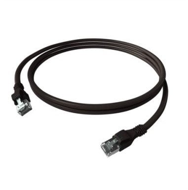 EasyLan DualBoot PushPull Patch Cable Cat.6A (Class EA), S/FTP, RJ45 / RJ45, czarny, 5 m