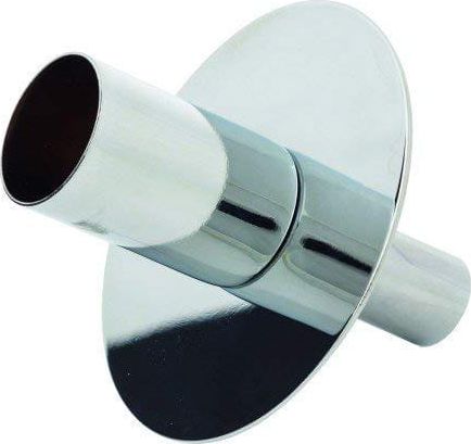 Sompex Świecznik butelkowy SOMPEX Pane 7.5 x 18.5 cm chromowy