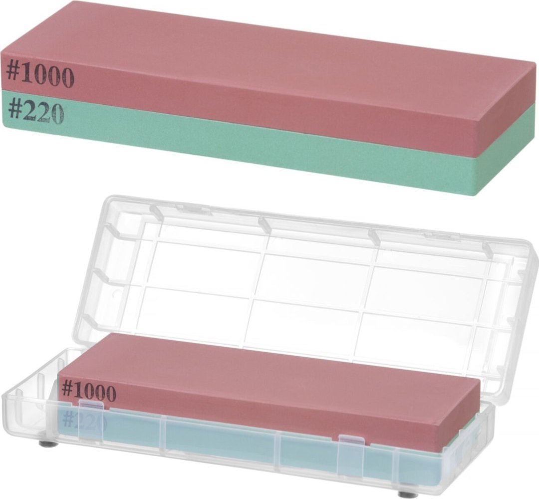 Hendi Japoński kamień do ostrzenia noży Naniwa ziarnistość 220/1000 - Hendi 820667