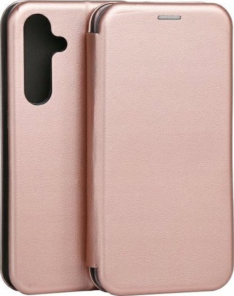 KABURA MAGNETO DO SAMSUNG S24 FE RÓŻOWO-ZŁOTY>