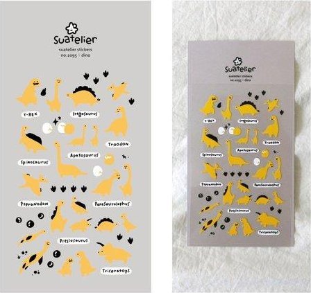 Susy Card Naklejki ozdobne Dinozaury