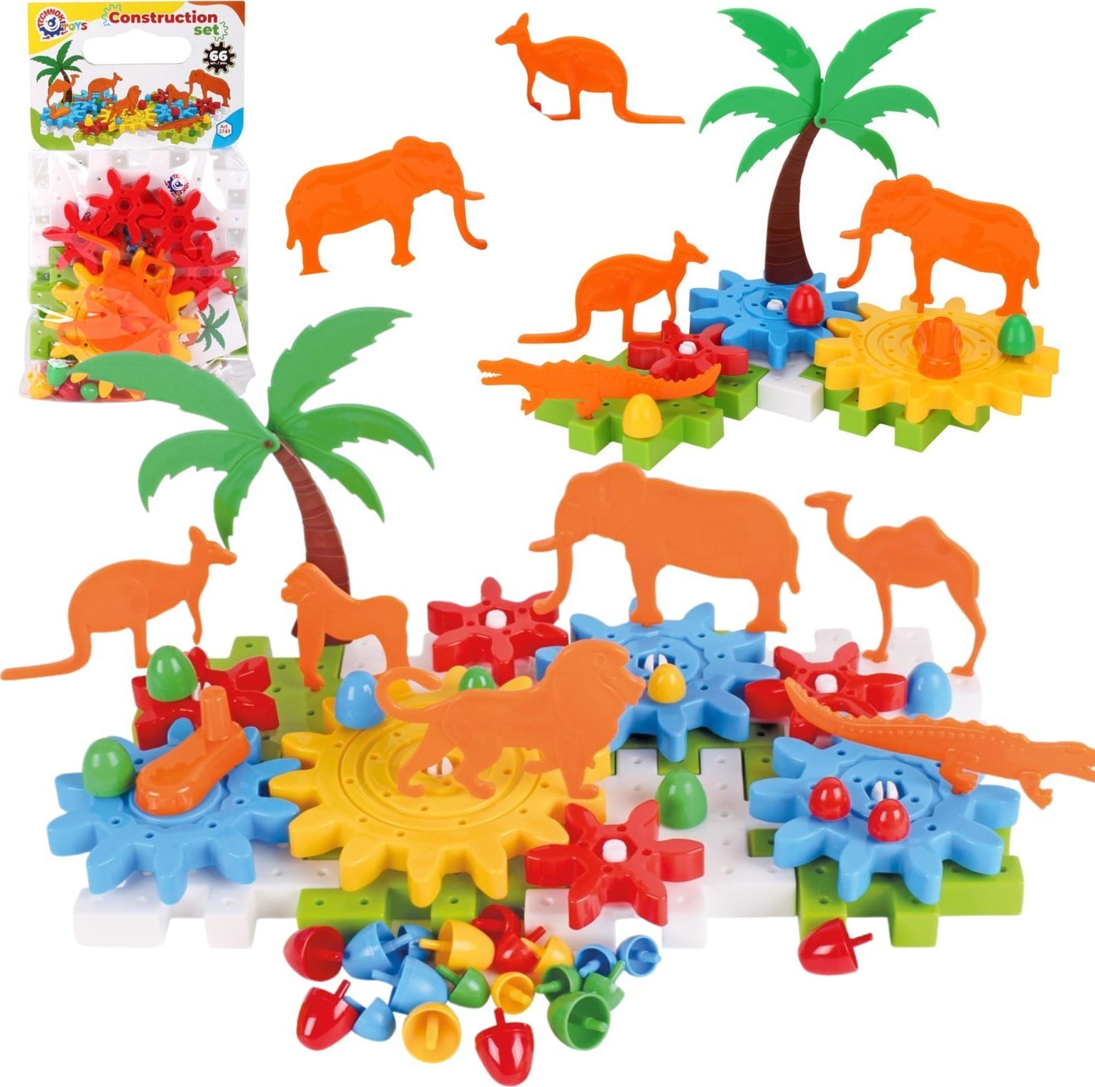 Technok Zestaw konstrukcyjny dzikie zwierzątka TechnoK 3749 p18