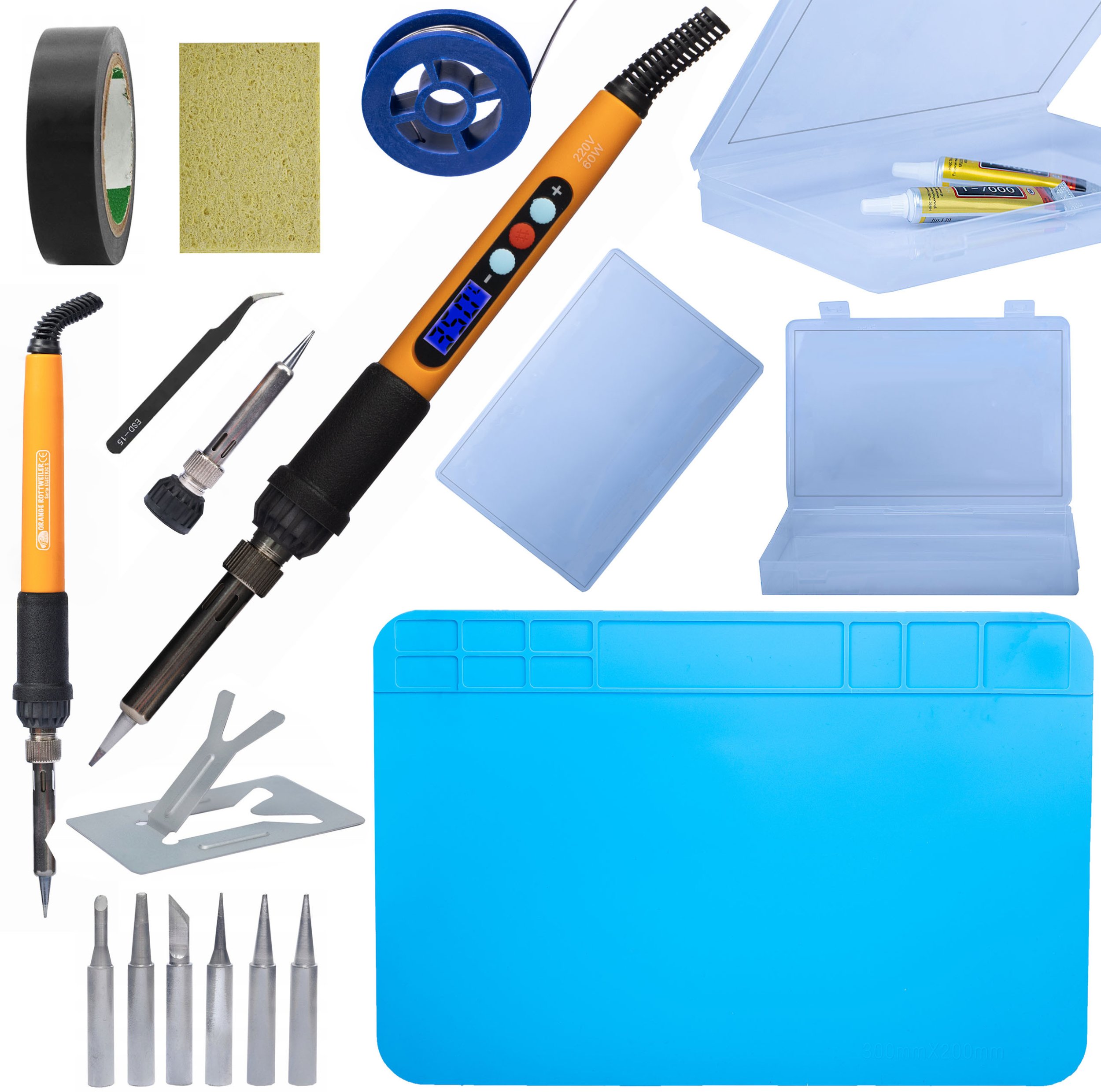 LUTOWNICA REGULACJA GROTY PODSTAWKA CYNA MATA GĄBKA CYNA PĘSETA TAŚMA BOX