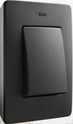 Kontakt-Simon Simon Detail 82 Ramka pojedyncza, grafitowa (8200610-238)