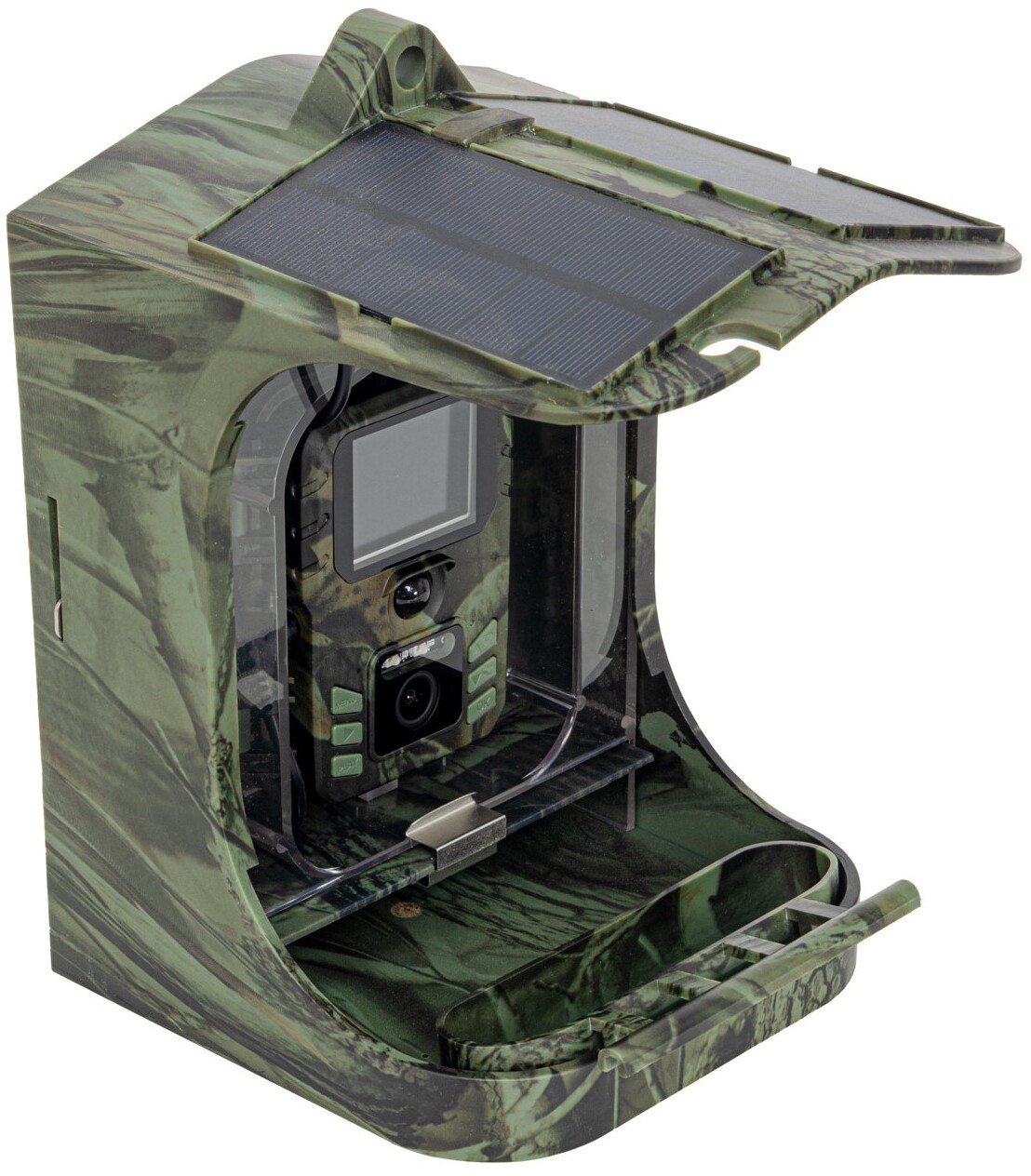 Evolveo EVOLVEO StrongVision BirdFeeder Inteligentne karmnik dla ptaków z kamerą i panelem słonecznym