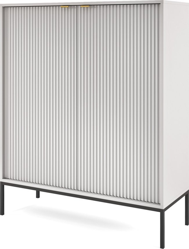 Ravio Pojemna komoda Kioto K104 w kolorze szarym