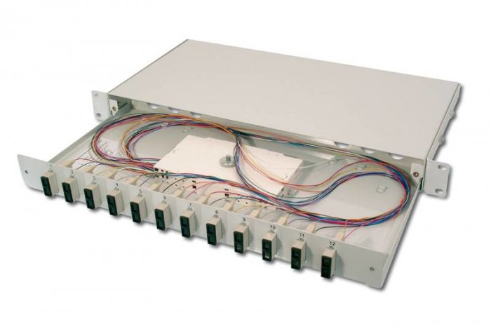 Digitus Professional Rozdzielacz światłowodu 6 Portów SC 1U (DN963203)