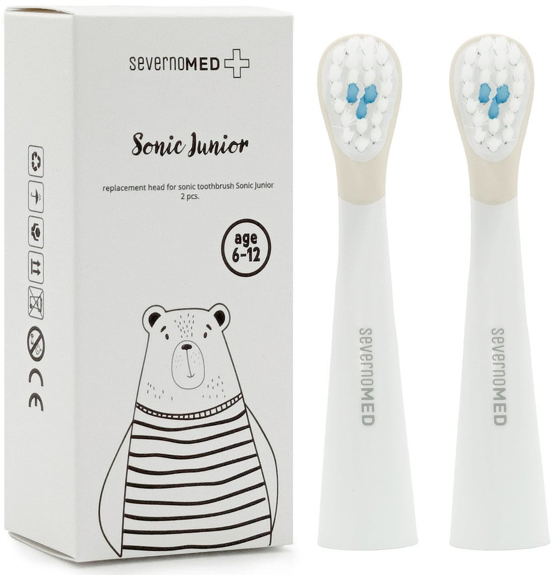 Końcówka do szczoteczki do zębów SONIC Junior 2 szt.