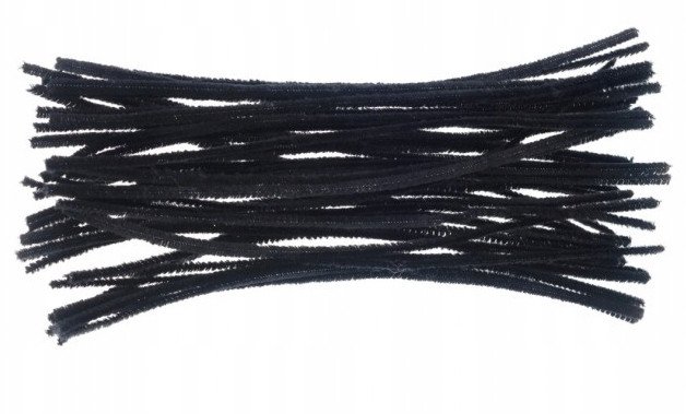 Druciki kreatywne czarne 40szt