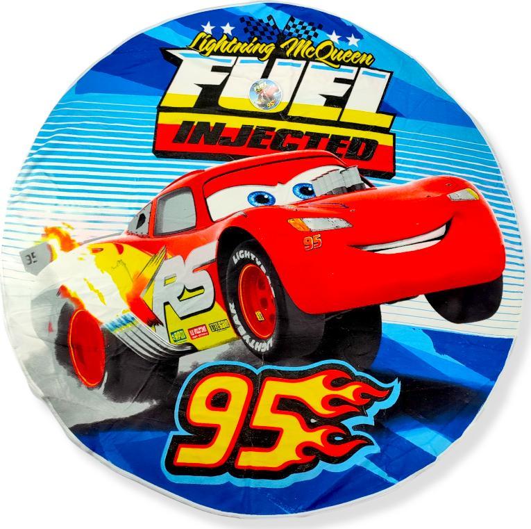 Euroswan Duży ręcznik mata plażowa szybkoschnąca Samochody Cars 150cm