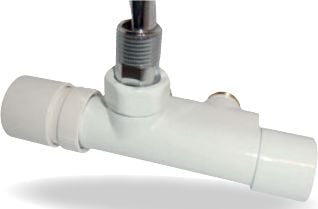 Zawór termostatyczny Mono 1/2" x 1/2" lewy biały (OT3901LB1/2)