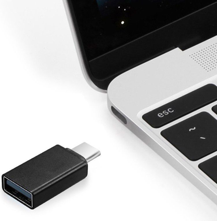 Adapter USB Gembird USB-C - USB Czarny (A-USB2-CMAF-01)
