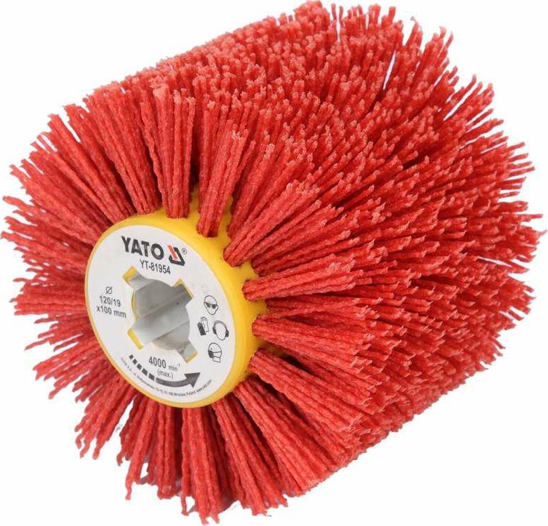 Yato YATO SZCZOTKA DO SATYNIARKI PCV 120x100x19mm